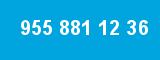 955 881 12 36 955 881 12 36